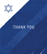 Blue Corners Bar Mitzvah Thank You